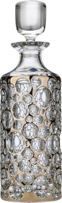 Crystalex Js35441 25 Oz Crystal Lisboa Decanter With Platinum Web