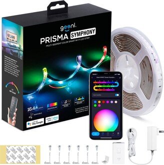 Geeni Prisma Symphony Smart Led Strip Lights, Rgbic Neon Color Changing Wi-Fi Lights with App Remote Control and Music Sync, Compatible with Alexa and