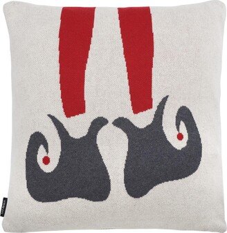 Santas Helper Pillow Red/beige