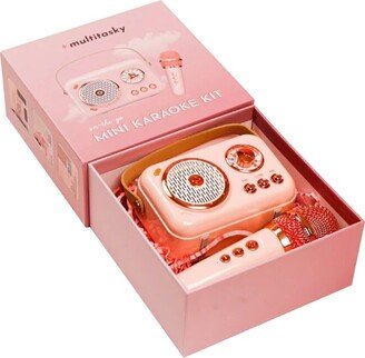 Multitasky On-The-Go Pink Mini Karaoke Kit