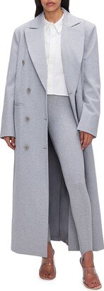 Ponte Double-Breasted Coat