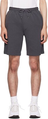 Gray Drawstring Shorts-AA