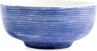 Santorini Stripe Medium Footed Serving Bowl-AB