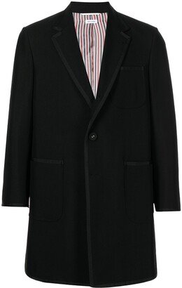 Single-Breasted Wool Coat-DJ