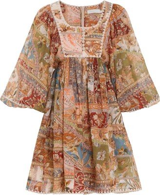 Chintz Billow Mini Dress