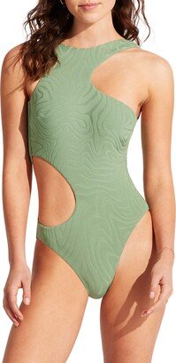 Second Wave Cutout One-Piece Swimsuit