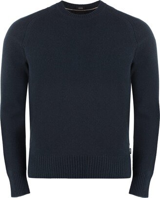 Crew-neck Cashmere Sweater-AE