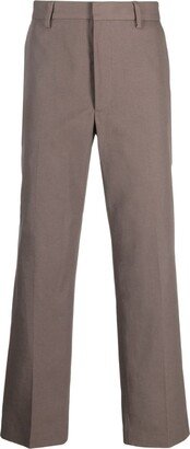 Straight-Leg Tailored Trousers-FO