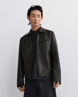 Oliver Leather Biker Jacket Relaxed Fit