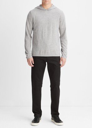 Featherweight Wool Cashmere Pullover Hoodie-AA