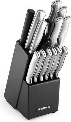 15pc Stainless Steel Knife Block Set