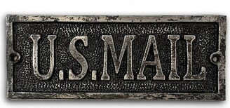 Us Mail - Plaque Sign Cast Office Door Bathroom Quality Restaurant Vintage Industrial