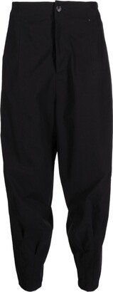 Drop-Crotch Tapered Trousers-AB