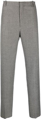 Houndstooth Tapered Trousers-AA