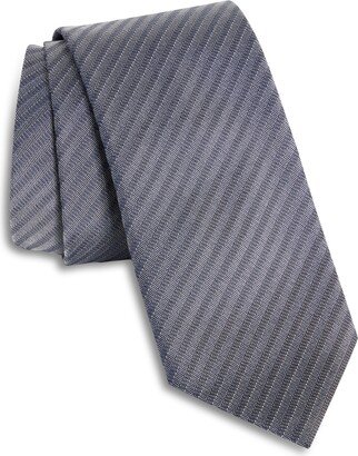 ZEGNA TIES Textured Stripe Silk Tie