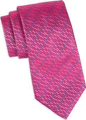 Stripe Bold Silk Jacquard Tie-AA