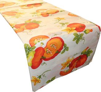 Pumpkin Slices Cotton Table Runner Home Décor/Wedding Party Events Birthday Display Dresser Coffee & Side