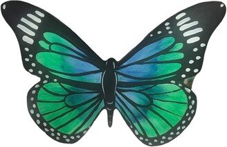 Hand Painted Green Butterfly Shelf Sitter