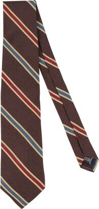 FIORIO Ties & Bow Ties Dark Brown-AK