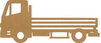 Construction Decor, Flatbed Cutout, Boys Wall Hanging, Art, Door Hanger, Decal, Quality Cardboard, Ready To Paint