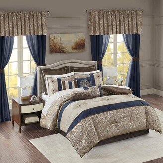 Gracie Mills Essentials Delaney 24 Piece Room in a Bag King - MPE10-813, Comforter