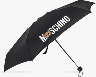 Folding Umbrella With Logo Unisex - Black-AB