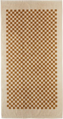 Baina Brown & Beige Roman Pool Towel