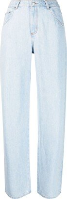 Mid-Rise Wide-Leg Jeans-BG