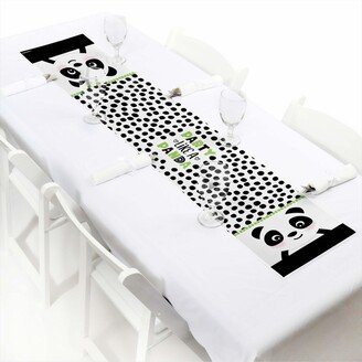 Big Dot Of Happiness Party Like a Panda Bear - Petite Party Paper Table Runner - 12 x 60 inches