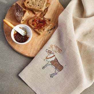 Coral & Tusk Reindeer Dish Towel