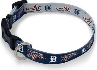 Wincraft Detroit Tigers Medium Adjustable Pet Collar - Gray, Blue