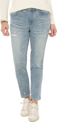 absolution High Rise Vintage Denim Skinny Jean In Light Blue