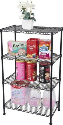 BESTCOSTY 4-Tier Wire Shelving Industrial Welded Storage Shelving