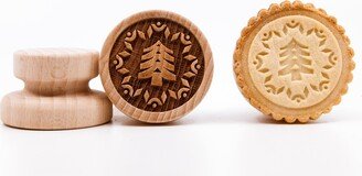 No. 011 Wooden Stamp Deeply Engraved Christmas Tree 2