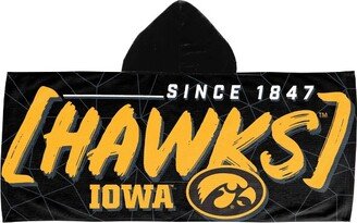 22x51 Iowa Hawkeyes Hooded Youth Beach Towel