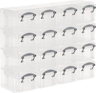 Really Useful Box 16-Latch Box Small Parts Organizers Clear