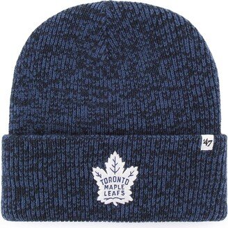 Men's Navy Toronto Maple Leafs Brain Freeze Cuffed Knit Hat