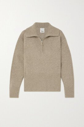 Troyer Ribbed Wool And Cashmere-blend Sweater - Neutrals