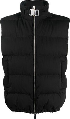 Buckle-Detail Padded Gilet