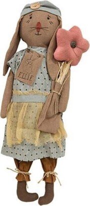 Ellie Bunny Doll with Flower - H- 22.00 in. W- 3.50 in. L - 8.00 in.