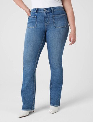 Seven7 Boot Jean With Patch Pockets