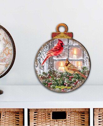 House Birds Holiday Outdoor Decor Large Ornament