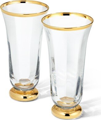 Sophia Drinking Flutes, Set of 2