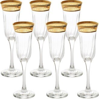 Flute Set of 6 Melania Collection