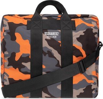 Ceresio 9 Camouflage-Printed Zipped Duffle Bag