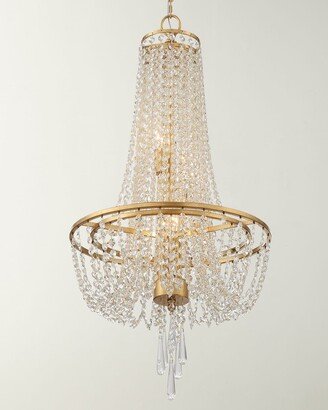 Arcadia 4-Light Antique Silver Chandelier