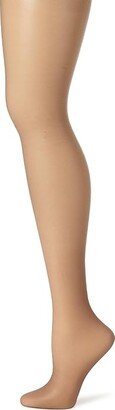 Women's Control Top Sheer Toe Silk Reflections Panty Hose (Town Taupe) Hose