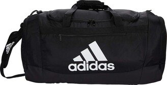 Defender 4 Large Duffel Bag (Black/White) Handbags