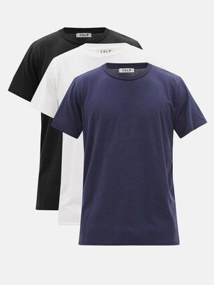 Pack Of Three Lyocell-blend Jersey T-shirts