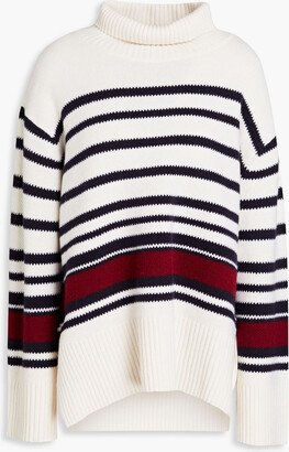 Hedera striped wool-blend turtleneck sweater